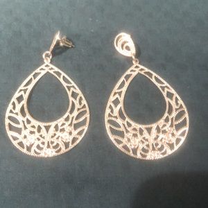 Silver earrings